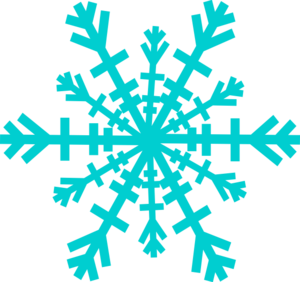 Clip art at clker. Clipart snowflake teal