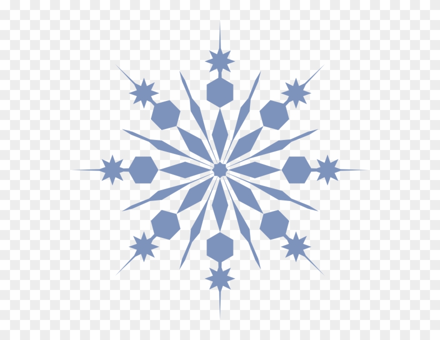 Clipart snowflake transparent background. Clip art at clker