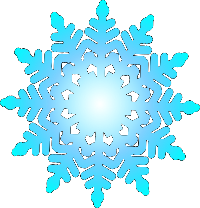 Snow flake medium image. Clipart snowflake turquoise