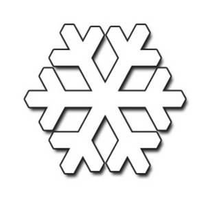 clipart snowflake white christmas