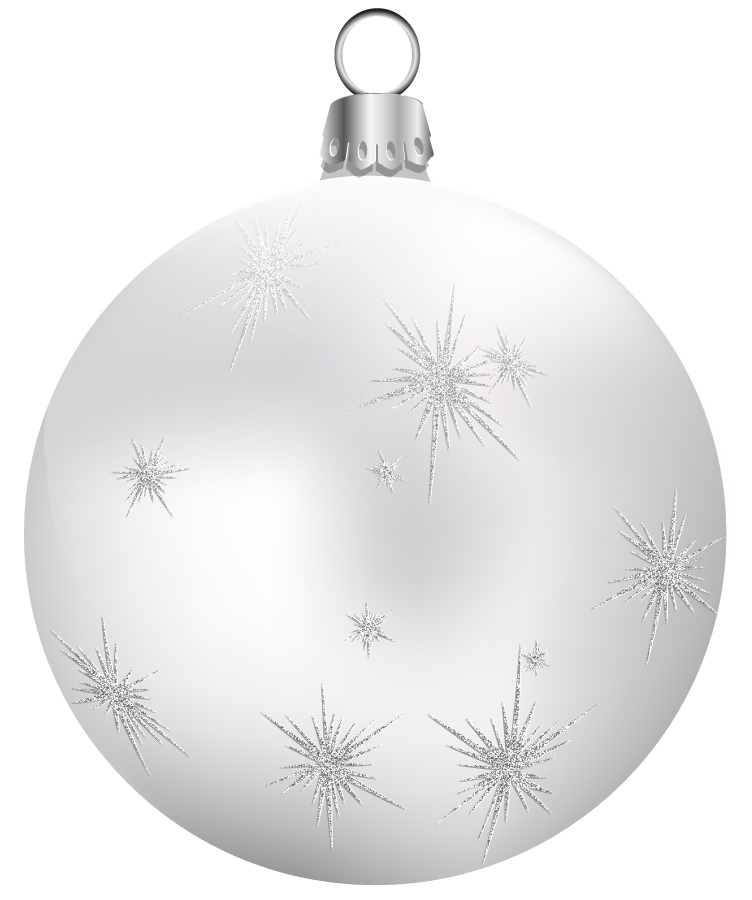 Transparent ball png gallery. Snowflake clipart white christmas