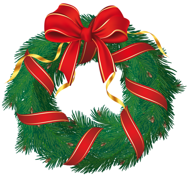 january clipart wreath