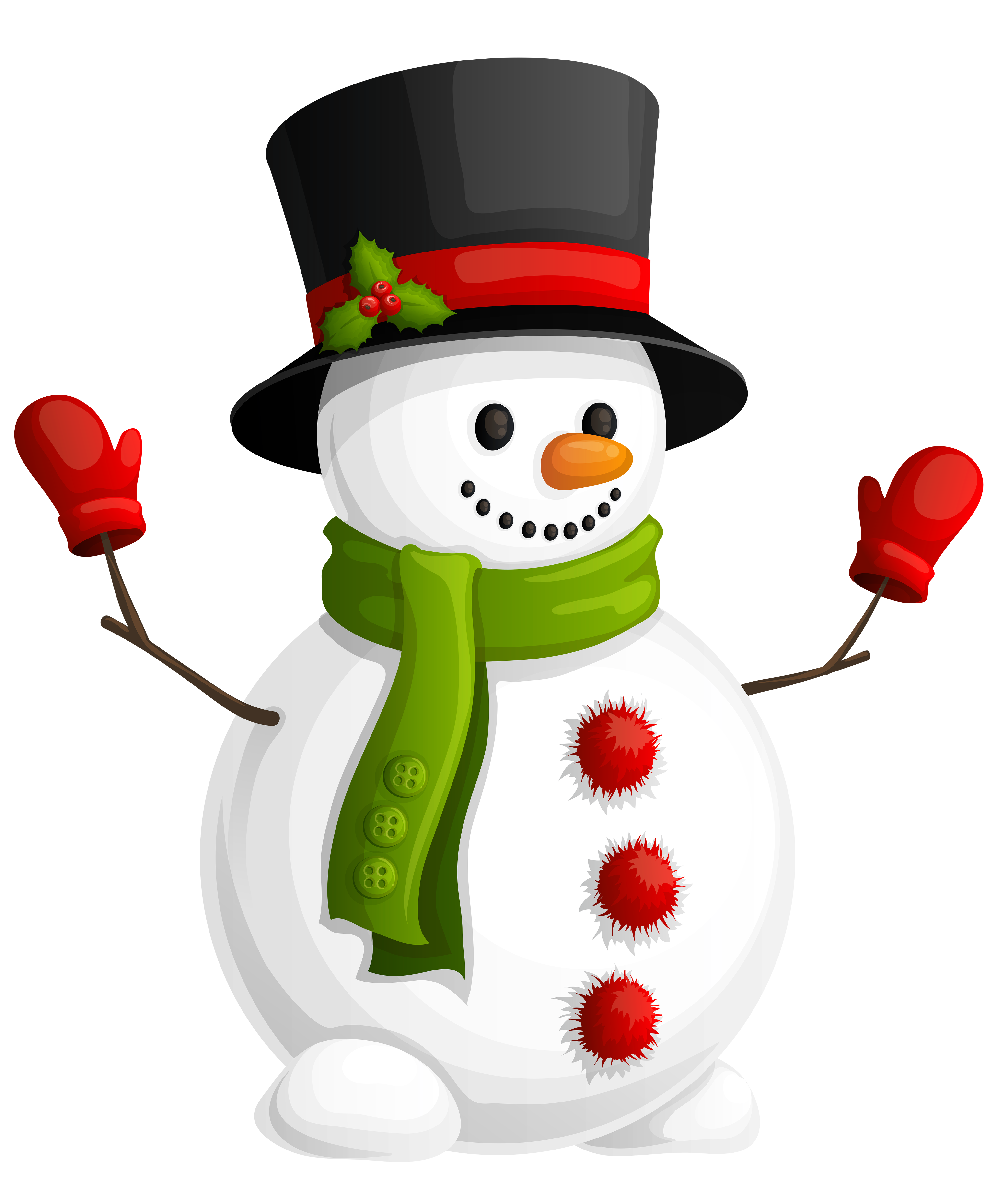 snowman clipart scarf