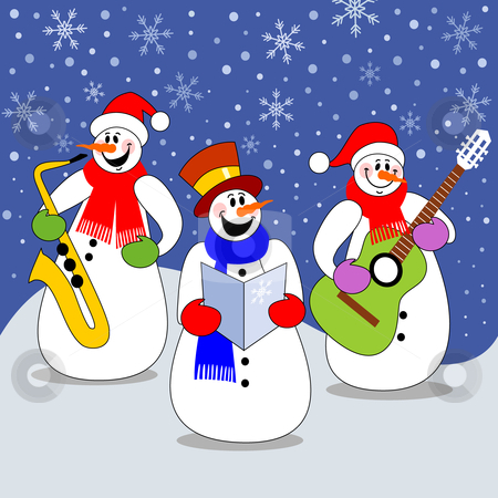 snowman clipart musical
