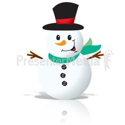 snowman clipart simple