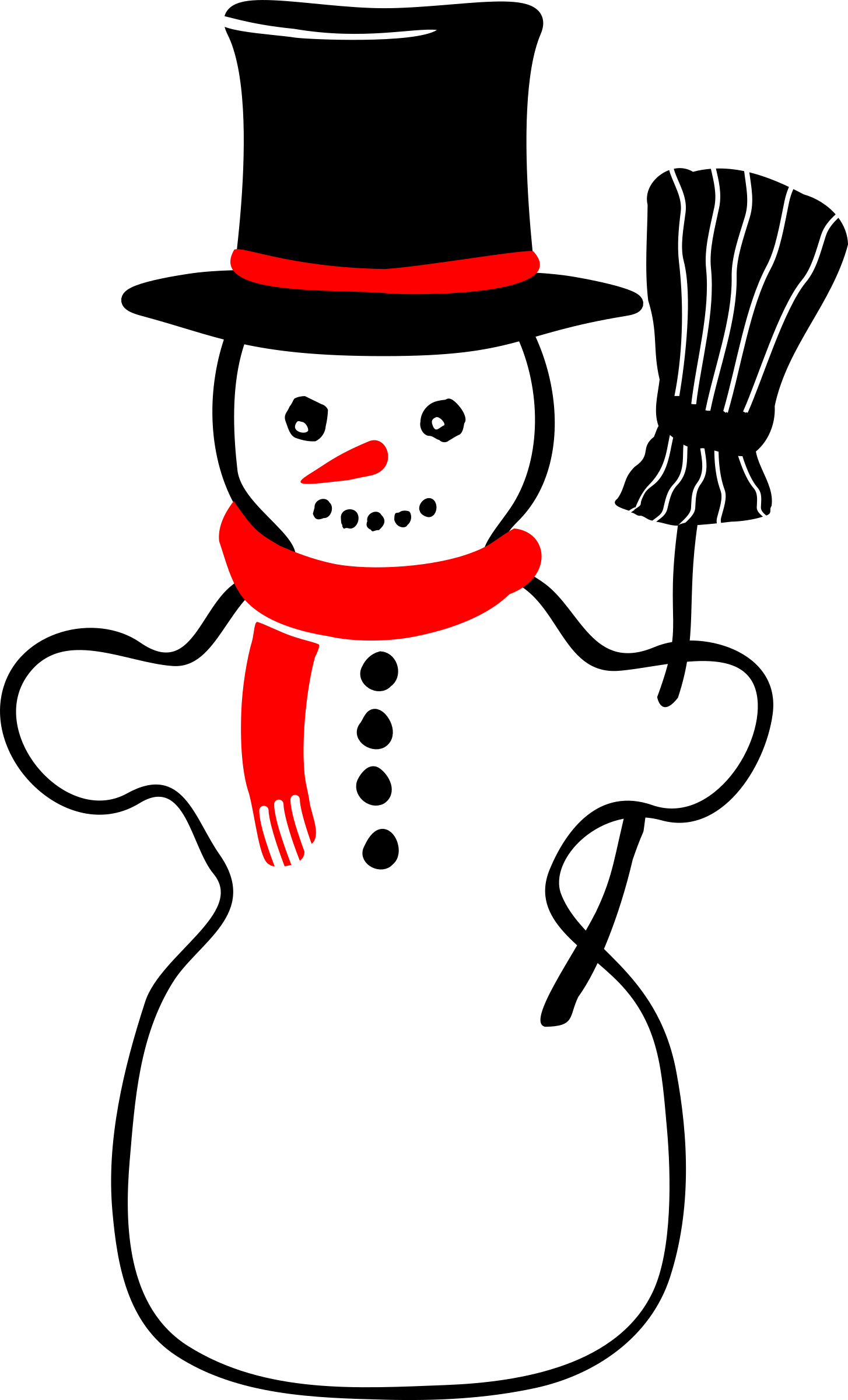 snowman clipart accessory