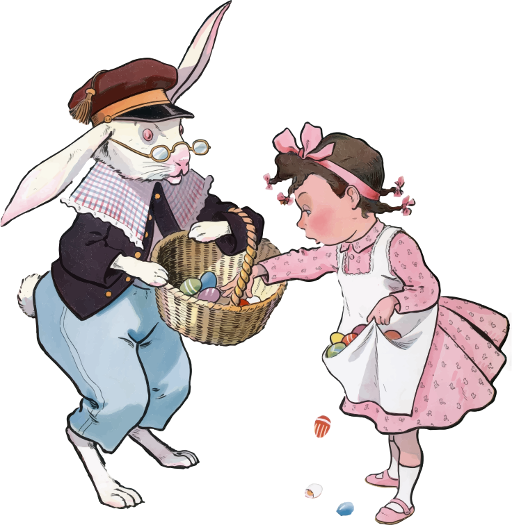 easter clipart boy