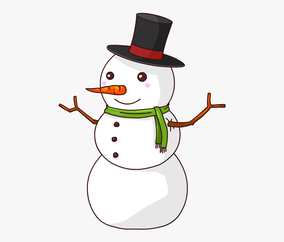 clipart snowman cartoon