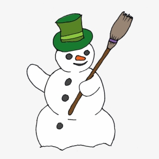 snowman clipart coal