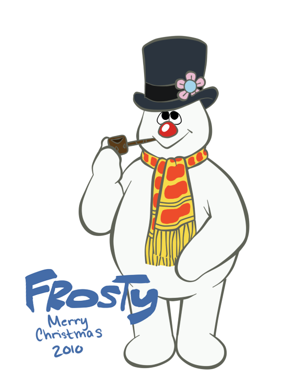 costume clipart snowman