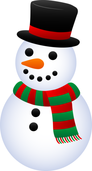 clipart snowman december