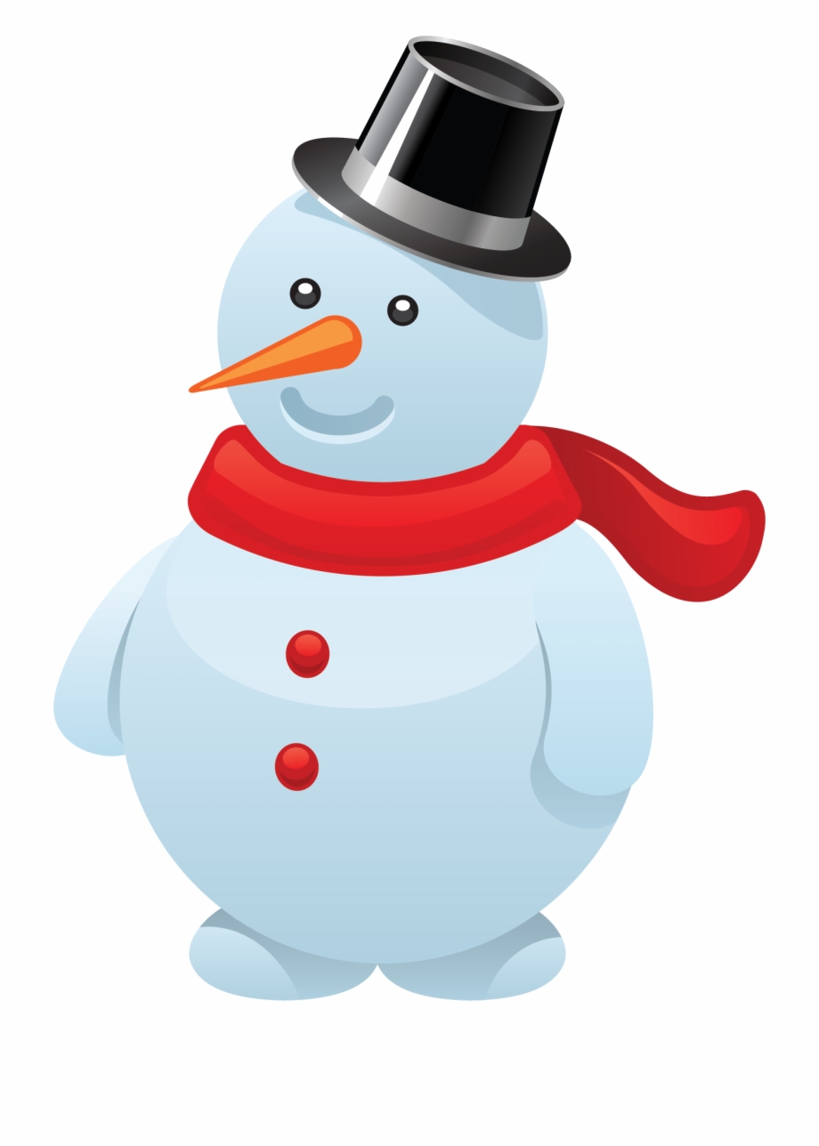december clipart snow man