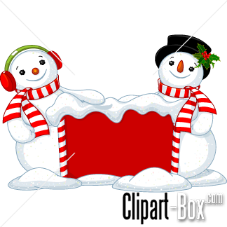 Christmas snowmen . Clipart snowman frame