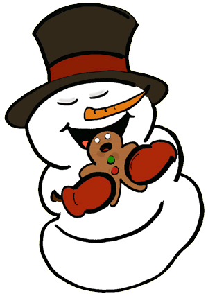 Gingerbread clipart snowman. Full version of eating
