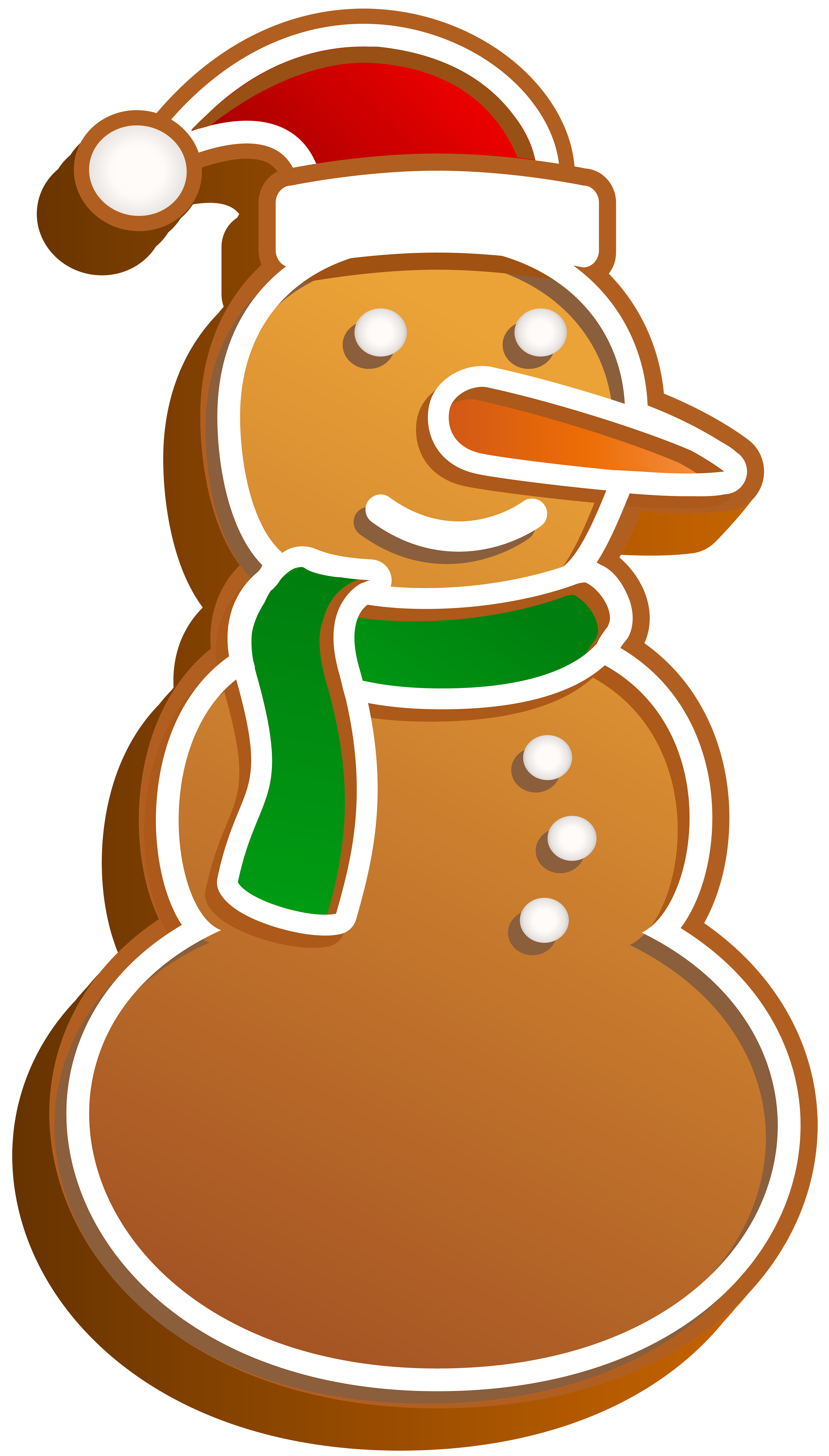 snowman clipart gingerbread
