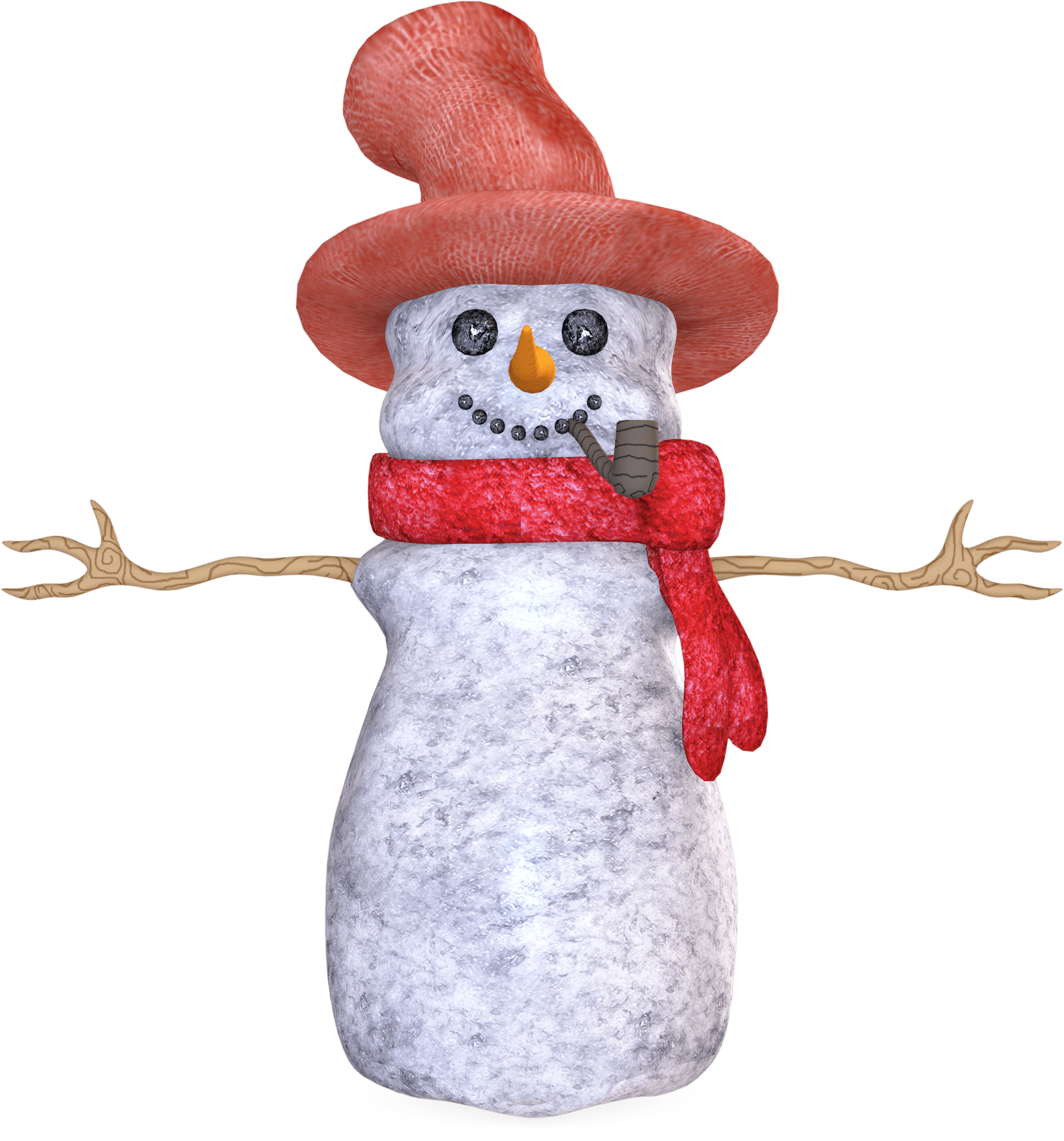 Patriotic snowman