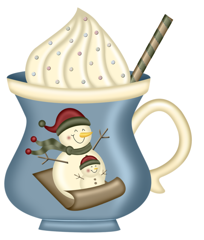 clipart snowman mug