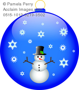 clipart snowman ornament