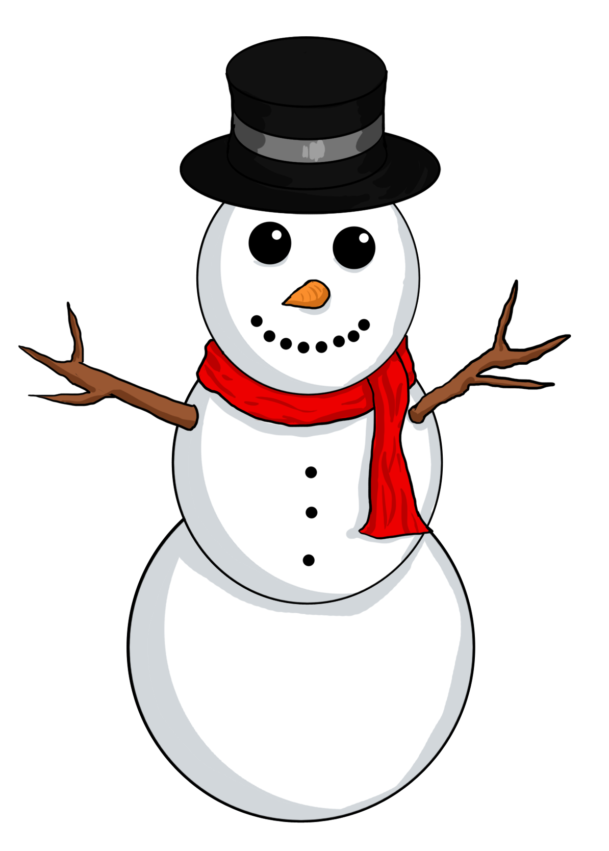 mad clipart snowman