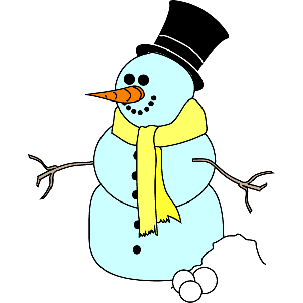 snowman clipart rustic