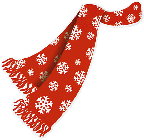 clipart snowman scarf