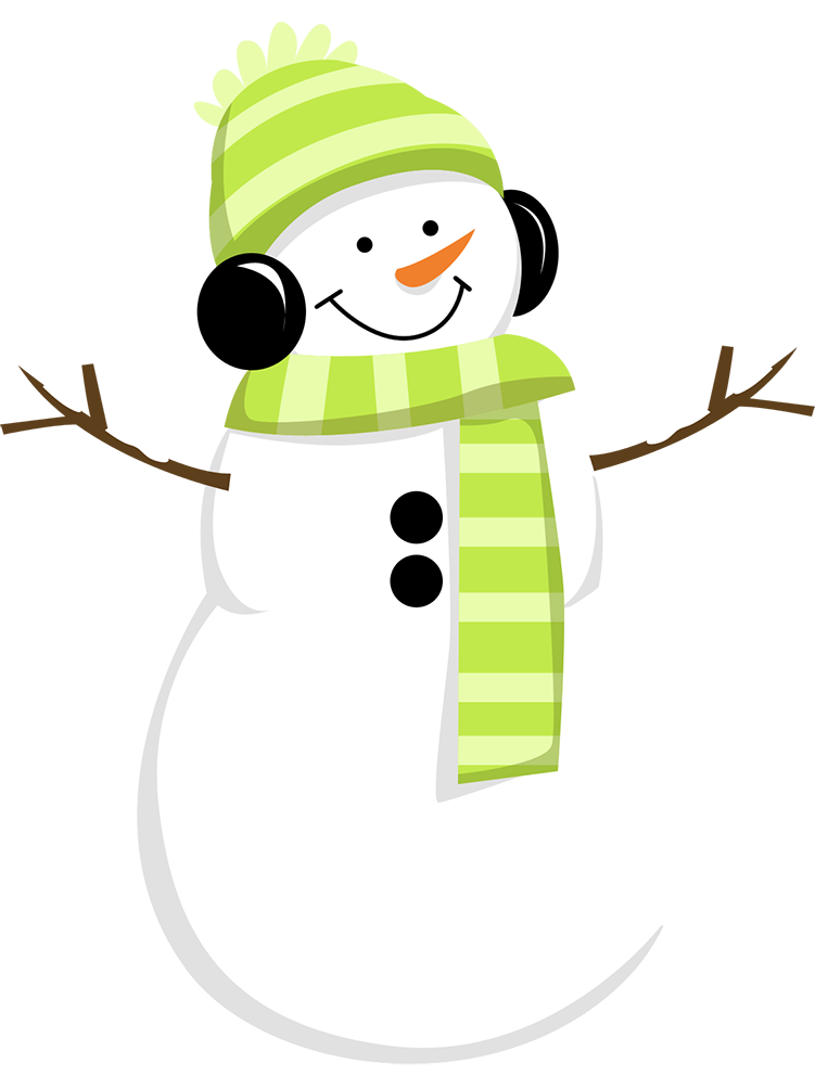 clipart snowman simple