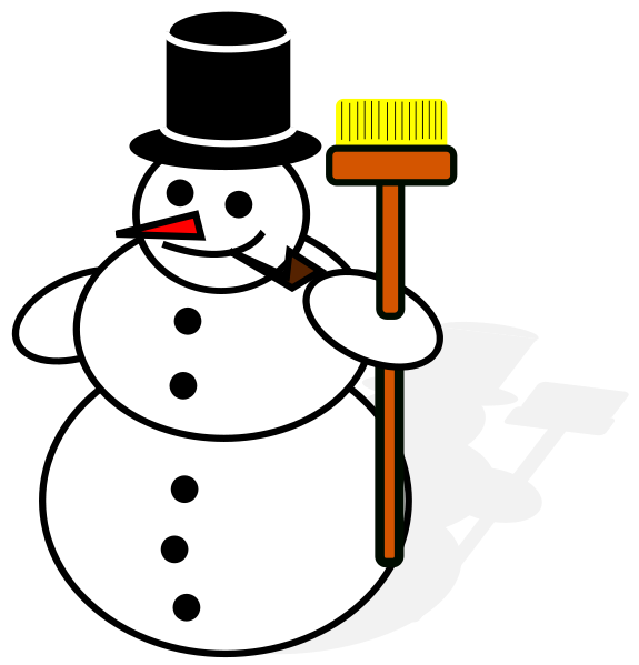 clipart snowman smore