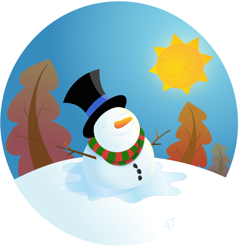 Clipart snowman sun, Clipart snowman sun Transparent FREE for download ...