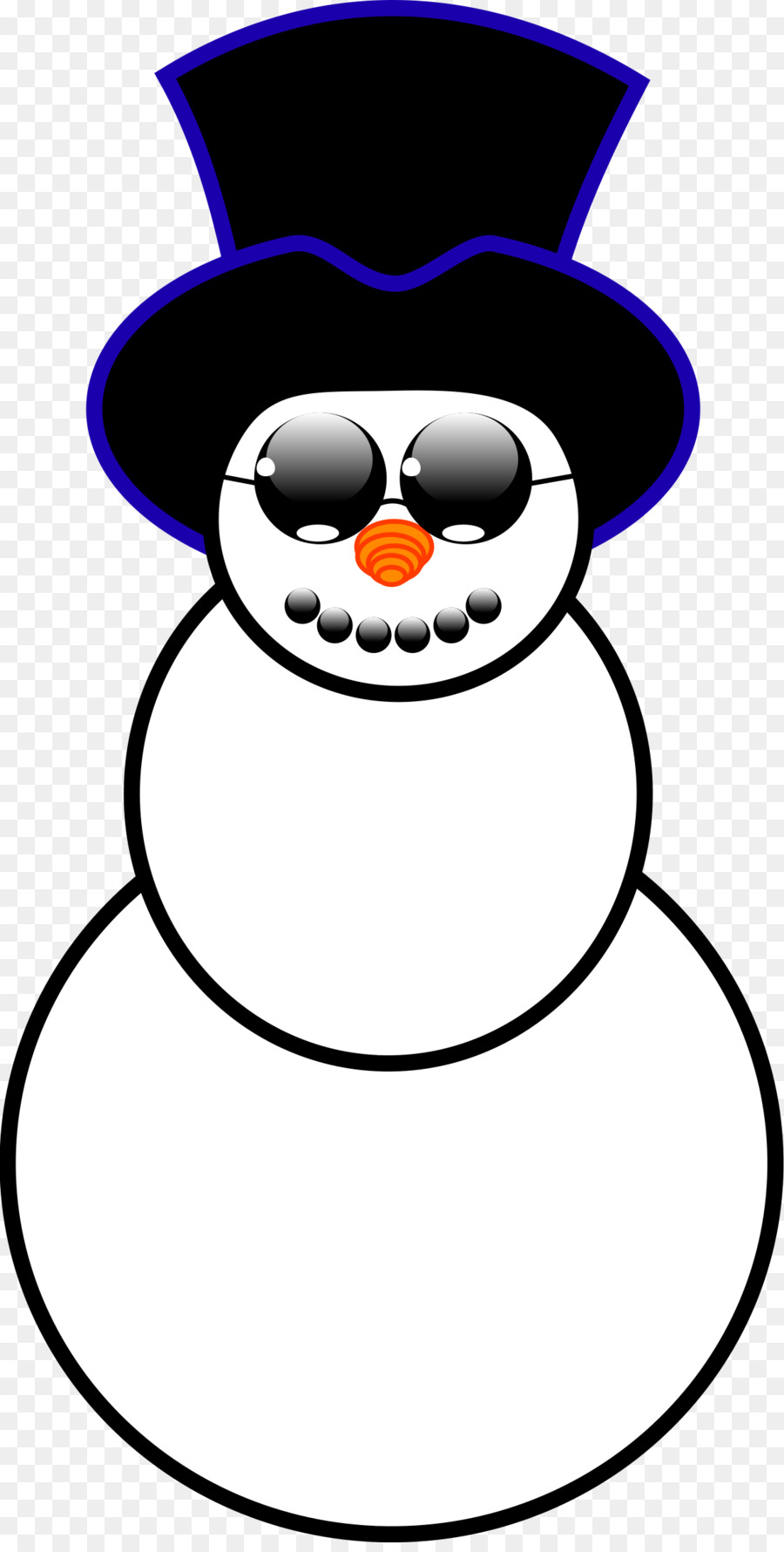clipart snowman sunglasses