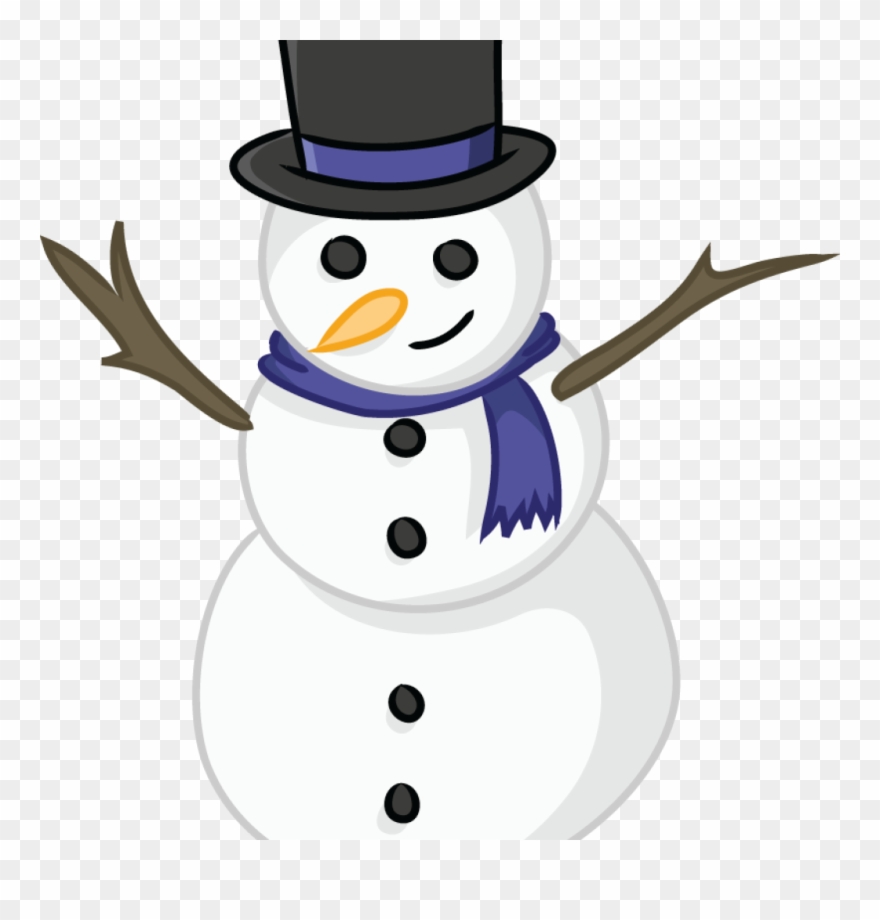 clipart snowman transparent background