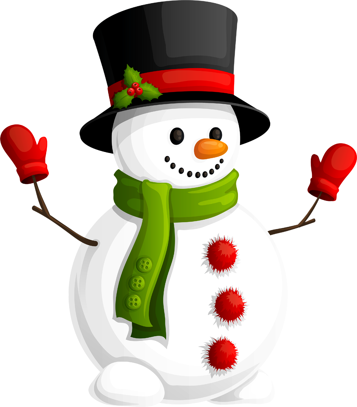 Snowman transparent background