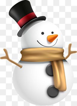 clipart snowman vector