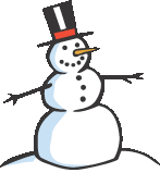 clipart snowman winter