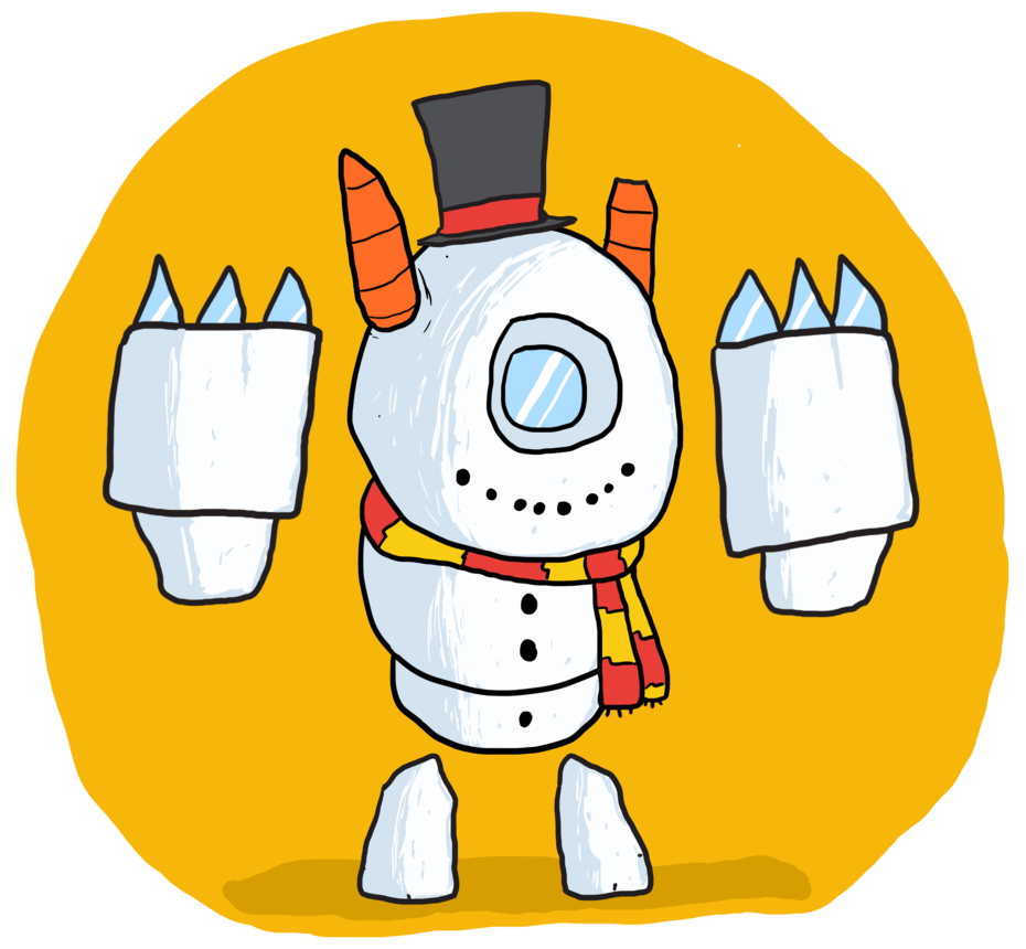 Fan skin kor by. Clipart snowman yellow