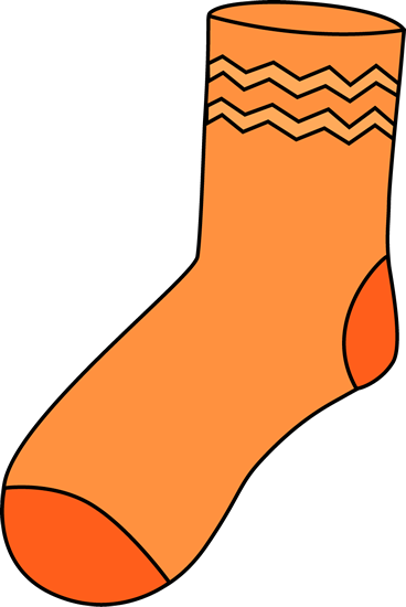 sock clipart single sock