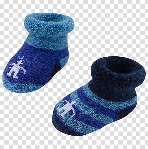 clipart socks blue slipper