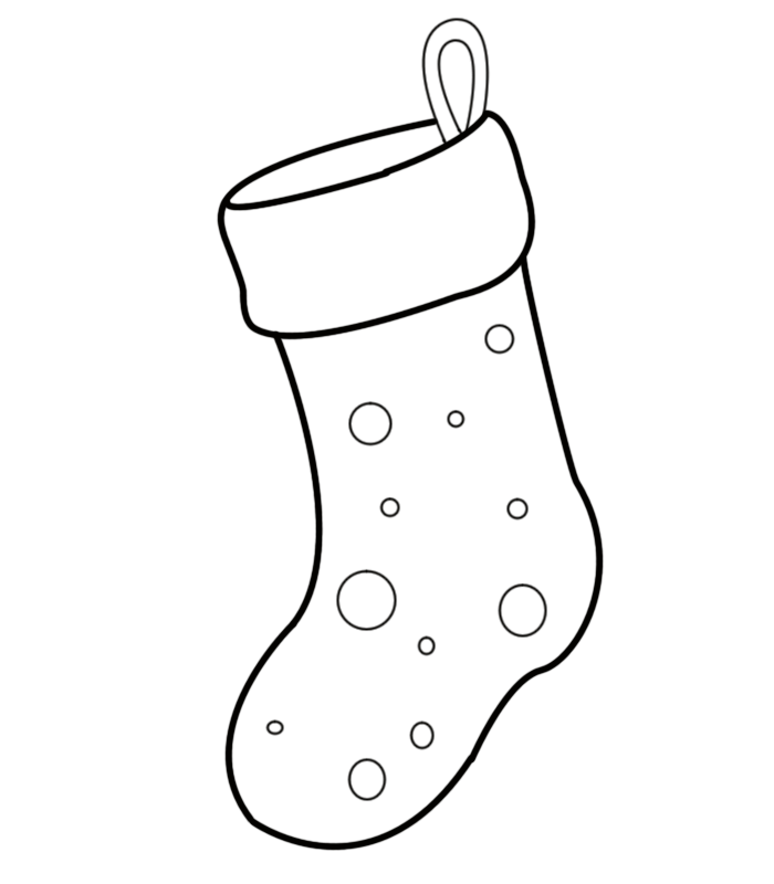 fireplace clipart stocking drawing