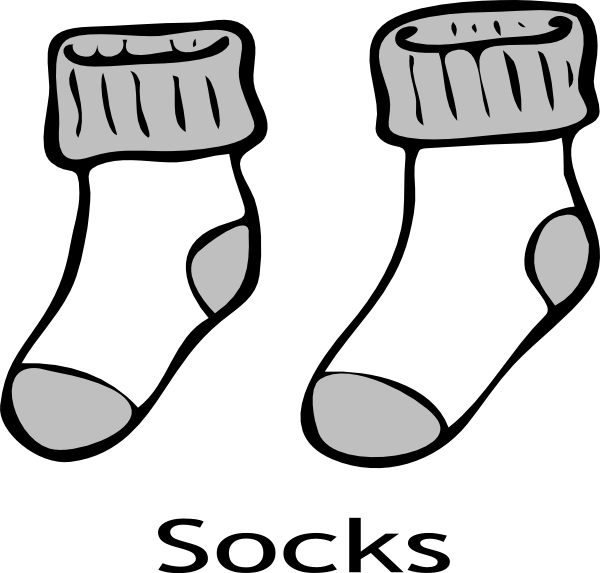 White clipart socks. Conversations with riley the