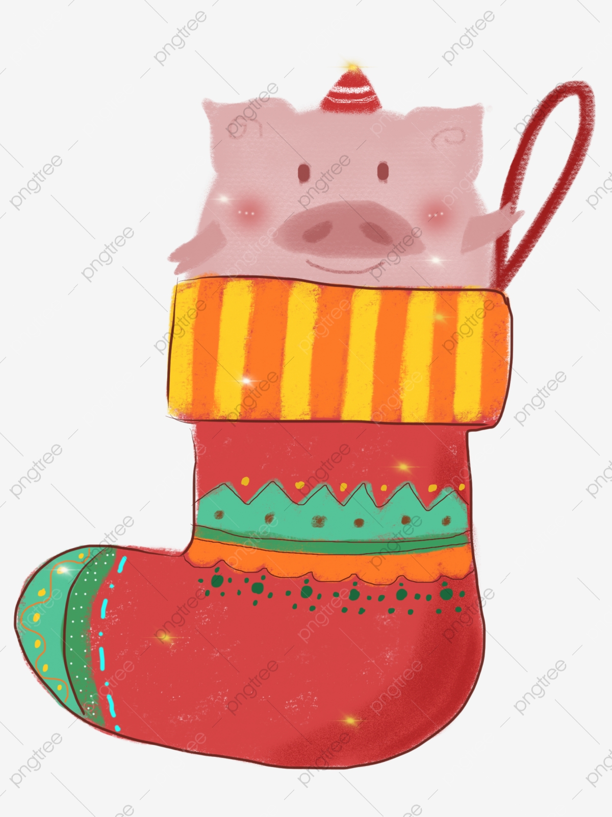 Kneeling in the stockings. Clipart socks merry christmas