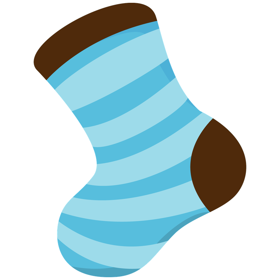 Beb menino e menina. Clipart socks mix and match