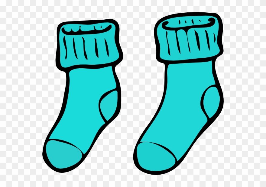 Download free and coloring. Clipart socks printable