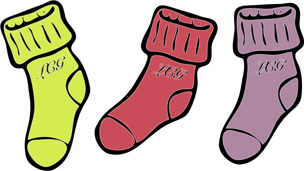 clipart socks row