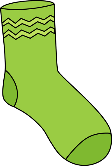 sock clipart single sock