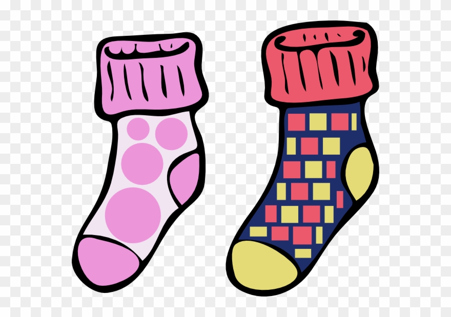 Clipart socks six. Coloring pinclipart 