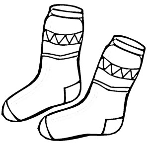 Free winter cliparts download. Clipart socks sketch