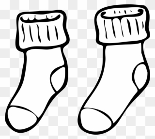 Clipart socks sketch. Free png black and