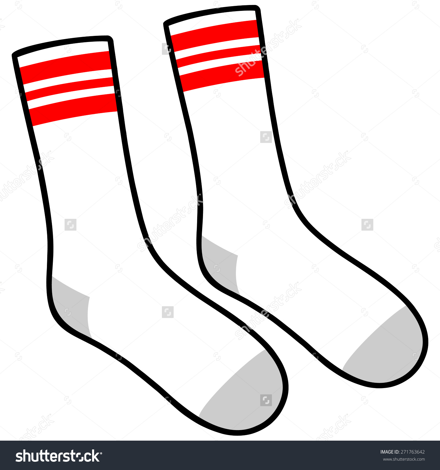 clipart socks sport sock