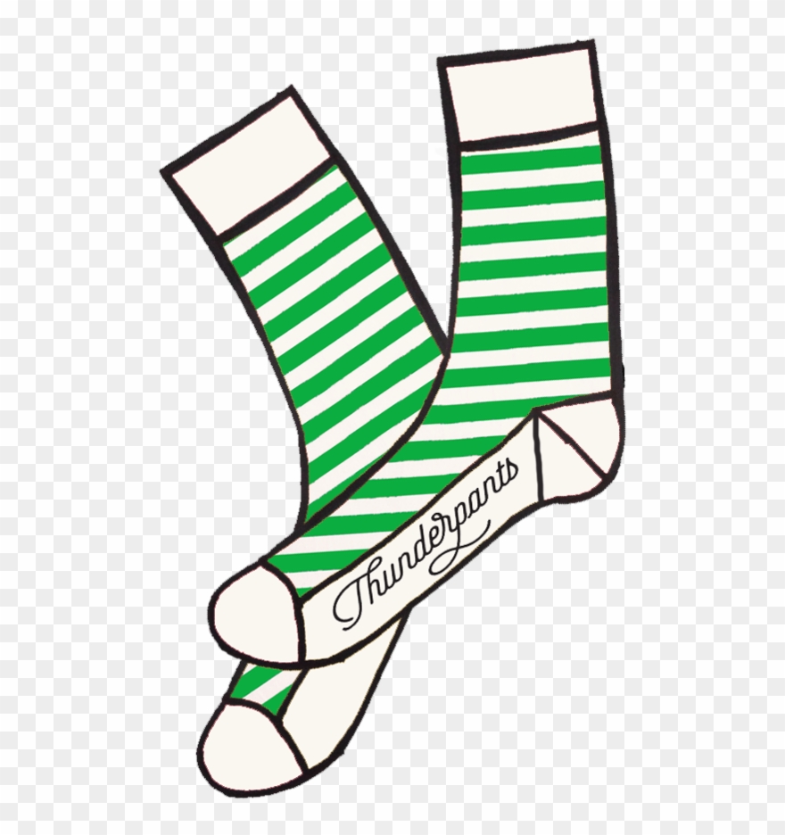Clipart socks stripe. Last pair red and