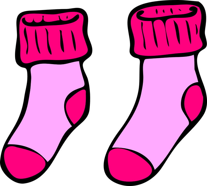 clipart socks stripey