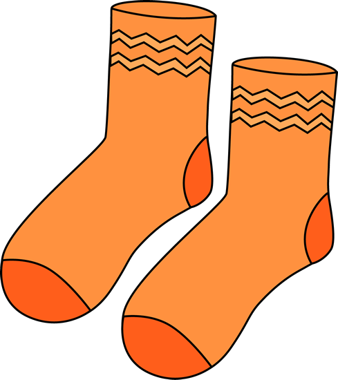 sock clipart colored sock